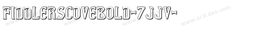 FiddlersCoveBold-7JJV字体转换