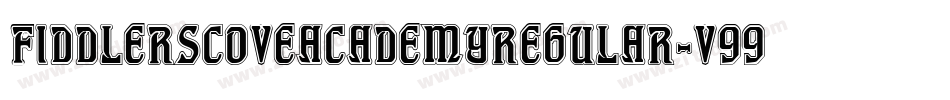 FiddlersCoveAcademyRegular-v99M字体转换