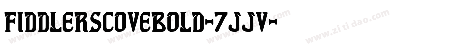 FiddlersCoveBold-7JJV字体转换