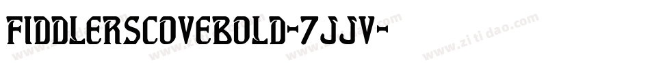 FiddlersCoveBold-7JJV字体转换