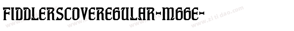 FiddlersCoveRegular-Mgge字体转换