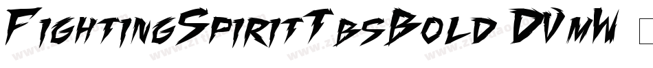 FightingSpiritTbsBold-DVmW字体转换