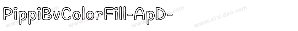 PippiBvColorFill-ApD字体转换