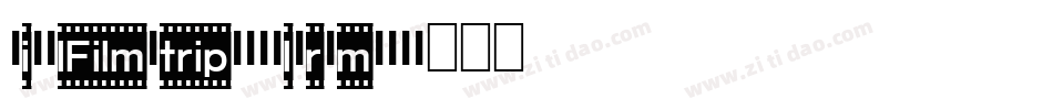 PixelFilmstripRegular-mX6x字体转换