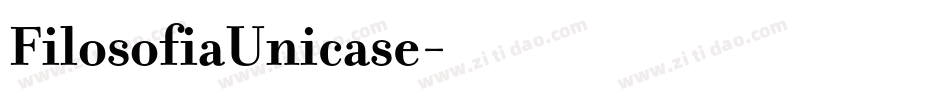 FilosofiaUnicase字体转换