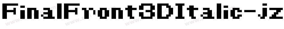 FinalFront3DItalic-jzDO字体转换