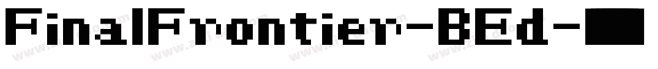 FinalFrontier-BEd字体转换