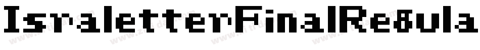 IsraletterFinalRegular-0PY9字体转换