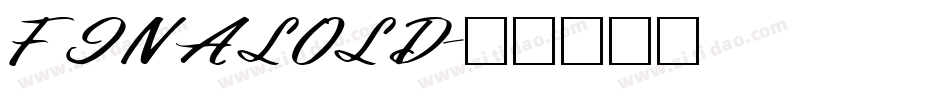 FINALOLD字体转换