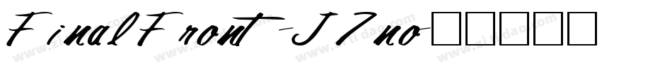 FinalFront-J7no字体转换