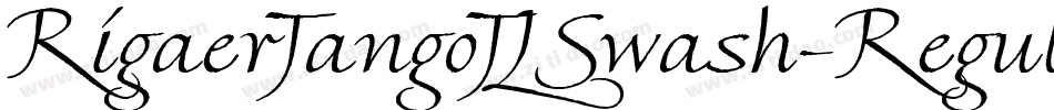 RigaerTangoTLSwash-Regular字体转换