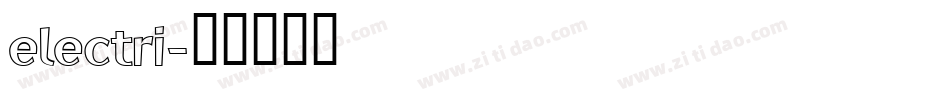 electri字体转换