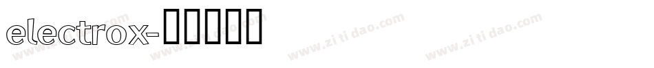electrox字体转换