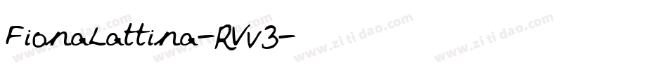 FionaLattina-RVv3字体转换