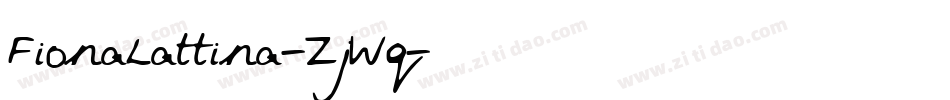 FionaLattina-ZjWq字体转换