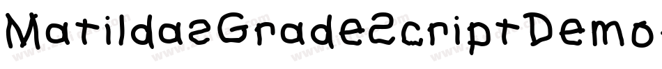 MatildasGradeScriptDemo-n5eg字体转换