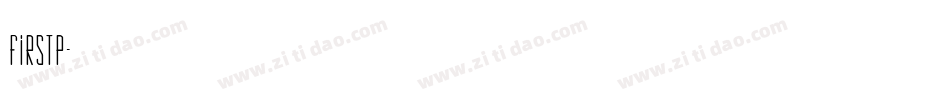 FIRSTP字体转换