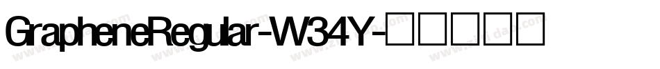 GrapheneRegular-W34Y字体转换