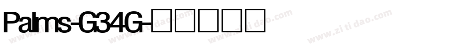 Palms-G34G字体转换