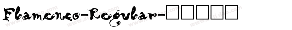 Flamenco-Regular字体转换