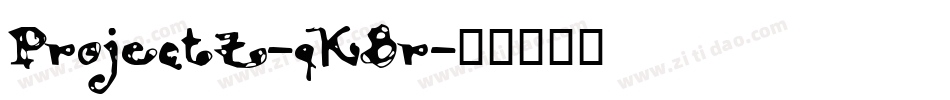 ProjectZ-qKBr字体转换