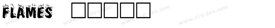 Flames字体转换