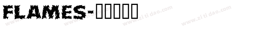 Flames字体转换