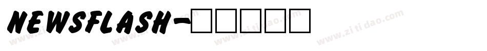 NEWSFLASH字体转换
