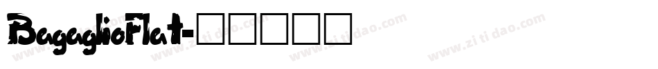 BagaglioFlat字体转换