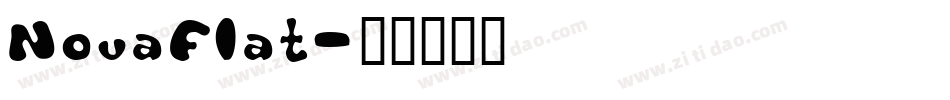 NovaFlat字体转换