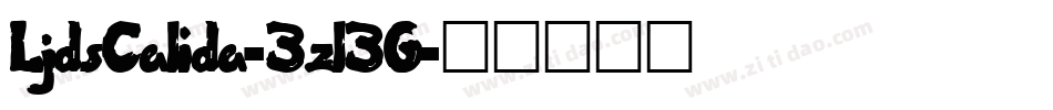 LjdsCalida-3zl36字体转换