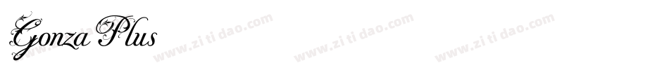 GonzaPlus字体转换