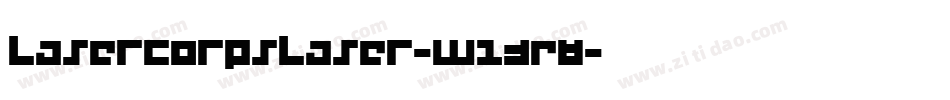 LaserCorpsLaser-w13R8字体转换