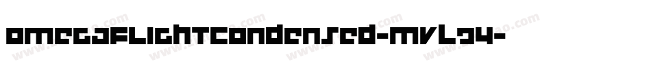 OmegaFlightCondensed-MVLDY字体转换