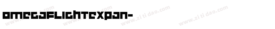 OmegaFlightExpan字体转换