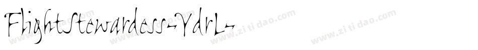 FlightStewardess-YdrL字体转换