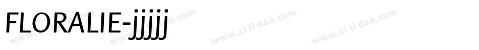 FLORALIE字体转换