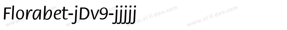 Florabet-jDv9字体转换