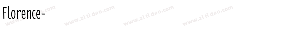 Florence字体转换