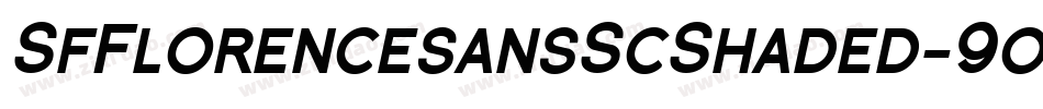 SfFlorencesansScShaded-9o2y字体转换