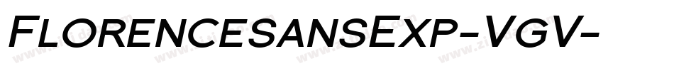 FlorencesansExp-VgV字体转换