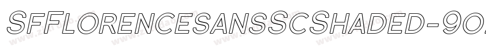 SfFlorencesansScShaded-9o2y字体转换