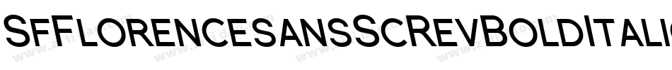 SfFlorencesansScRevBoldItalic-ZJPm字体转换 SfFlorencesansScRevBoldItalic-ZJPm字体转换