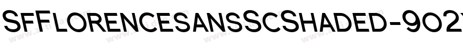 SfFlorencesansScShaded-9o2y字体转换