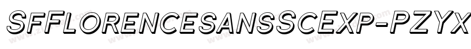 SfFlorencesansScExp-PZYx字体转换 SfFlorencesansScExp-PZYx字体转换