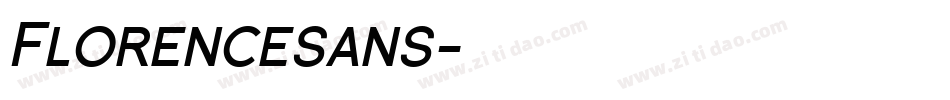 Florencesans字体转换