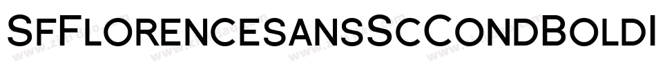 SfFlorencesansScCondBoldItalic-g21P字体转换 SfFlorencesansScCondBoldItalic-g21P字体转换