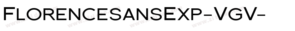 FlorencesansExp-VgV字体转换