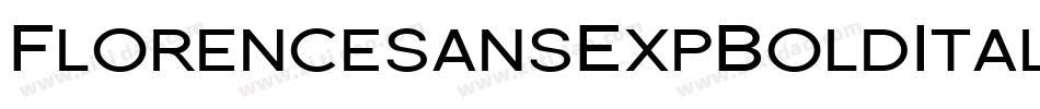 FlorencesansExpBoldItalic-GyZ字体转换