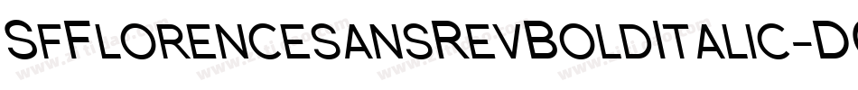 SfFlorencesansRevBoldItalic-D0xW字体转换 SfFlorencesansRevBoldItalic-D0xW字体转换